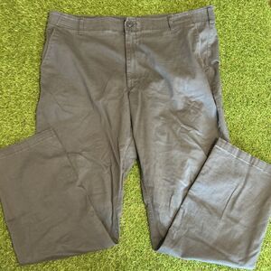 Lee Extreme Comfort Pants Men 42x34 Navy Chino Straight Leg Stretch Flat Front